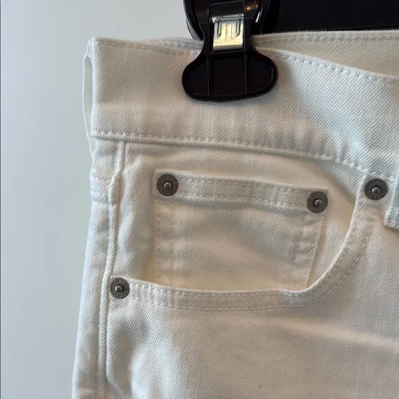 J. Crew White Ankle Cropped Jeans - Picture 3 of 6